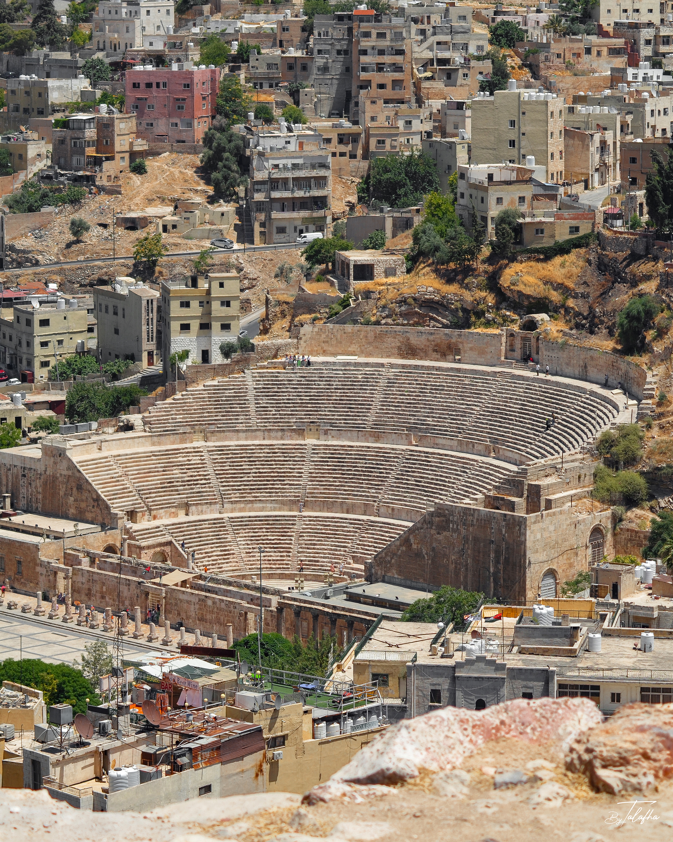 Roman Theater Embedded in Downtown Amman